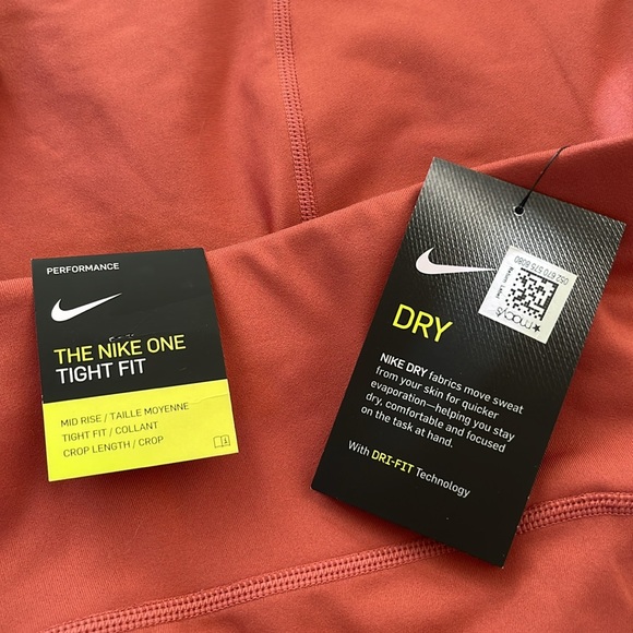 Nike Pants - Nike one tight fit 1X RUST
